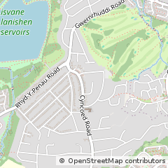 Map of Cardiff, South Glamorgan