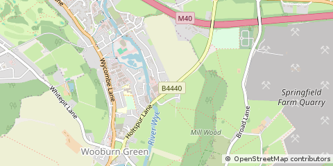 Map of High Wycombe