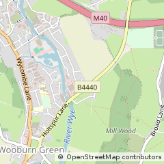 Map of High Wycombe