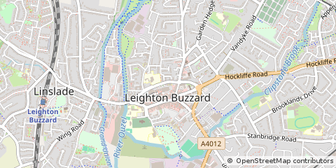Map of Leighton Buzzard, Bedfordshire
