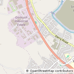 Map of Omagh, County Tyrone
