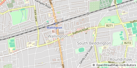 Map of Wallington