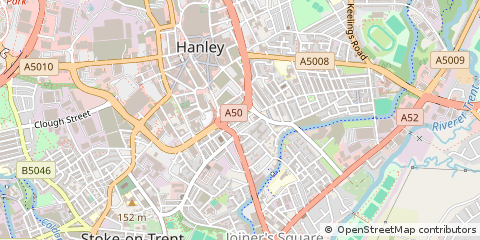 Map of Stoke-on-Trent
