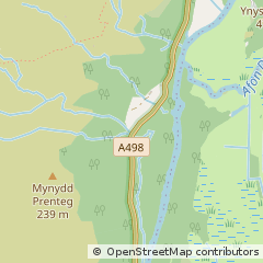 Map of Porthmadog, Gwynedd