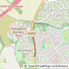 Map of Strelley, Nottingham