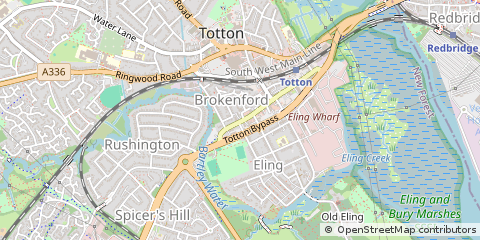 Map of Southampton