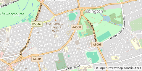 Map of Northampton