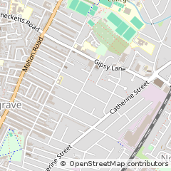 Map of Leicester, Middlesex