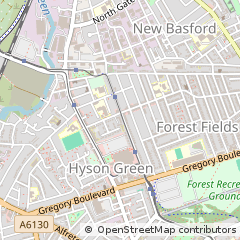 Map of Nottingham