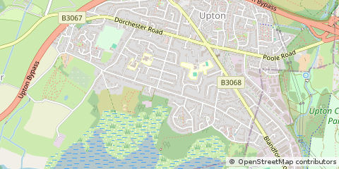 Map of Poole, Dorset