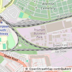 Map of Liverpool, Merseyside