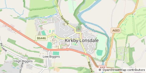 Map of Carnforth, Lancashire