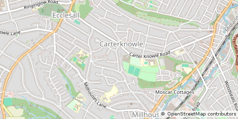 Map of Sheffield