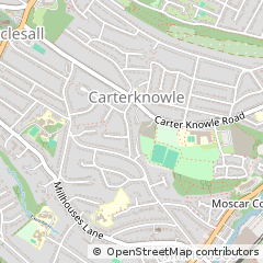 Map of Sheffield