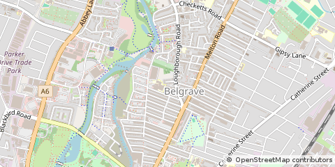 Map of Leicester