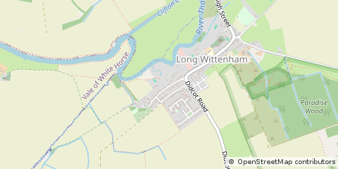 Map of Abingdon, Oxfordshire