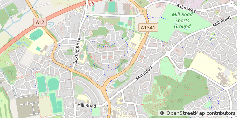 Map of Colchester
