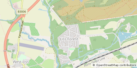 Map of Liss, Hampshire