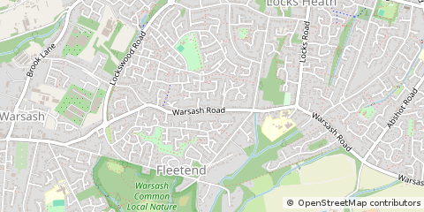 Map of Southampton, Hampshire