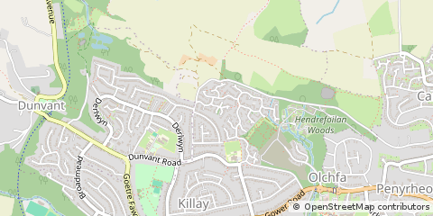 Map of Swansea
