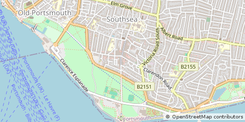 Map of Southsea