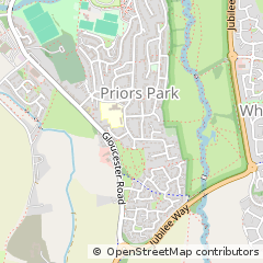 Map of Tewkesbury