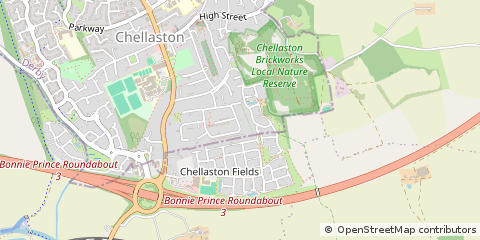 Map of Derby, Derbyshire