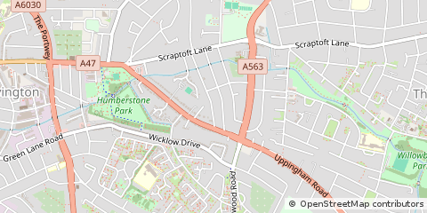 Map of Leicester