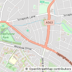 Map of Leicester