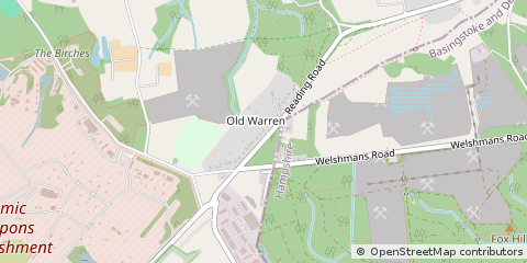 Map of Reading, Berkshire