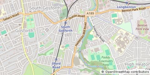 Map of Newcastle Upon Tyne