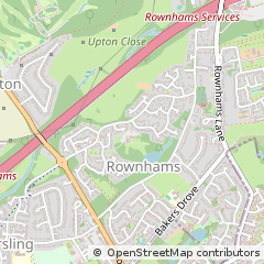 Map of Southampton, Hampshire
