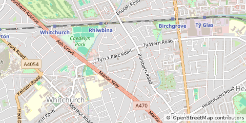 Map of Cardiff