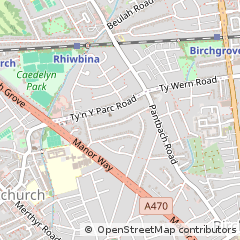 Map of Cardiff