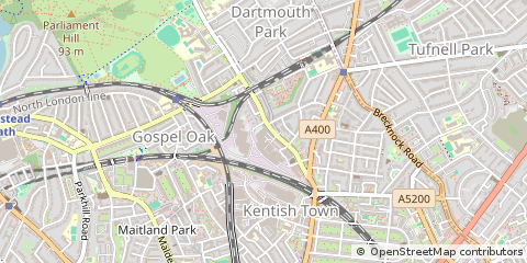 Map of 53-79 Highgate Road, London