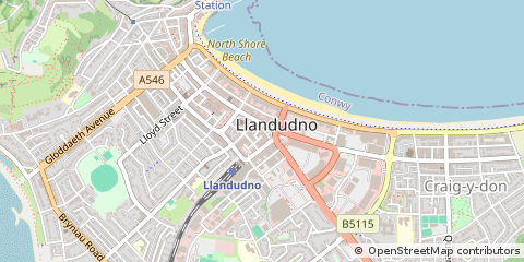 Map of Llandudno