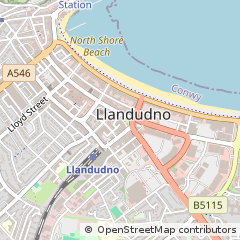 Map of Llandudno