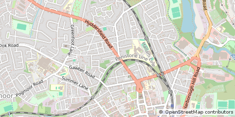 Map of Barnsley