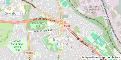 Map of Salford