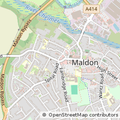 Map of Maldon, Essex