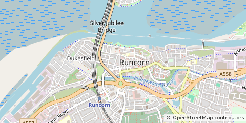 Map of Runcorn, Flintshire