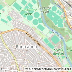 Map of Cardiff