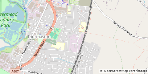 Map of Leicester