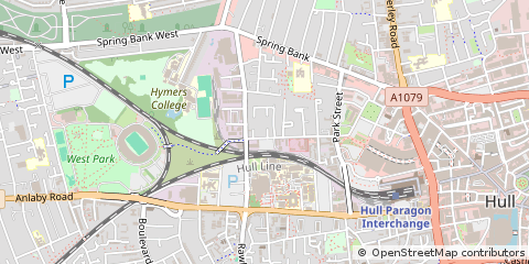 Map of Hull, East Yorkshire
