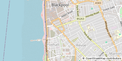 Map of Blackpool