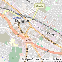 Map of Stoke-on-Trent, Staffordshire
