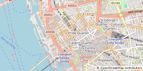 Map of Liverpool