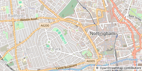 Map of Nottingham