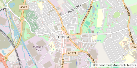 Map of Stoke-on-Trent