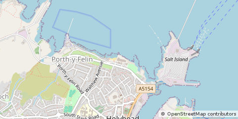 Map of Anglesey